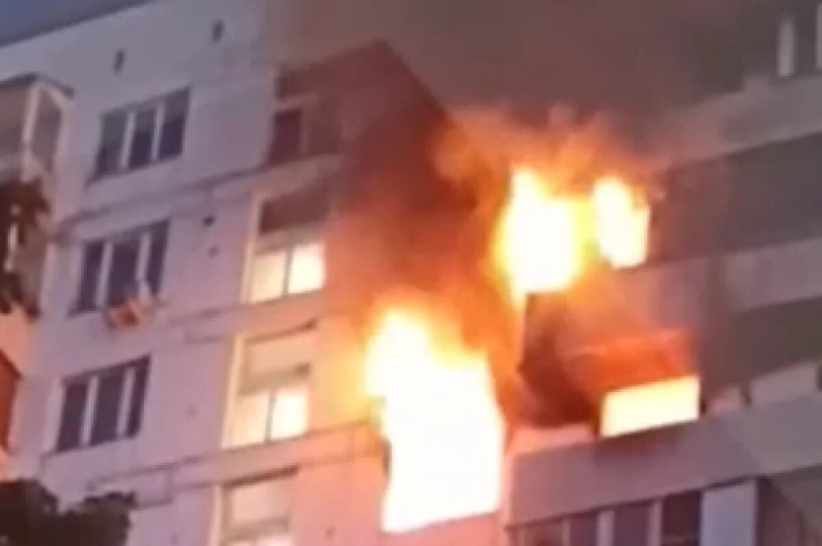    Пожилая женщина погибла при пожаре в многоэтажке на севере Москвы