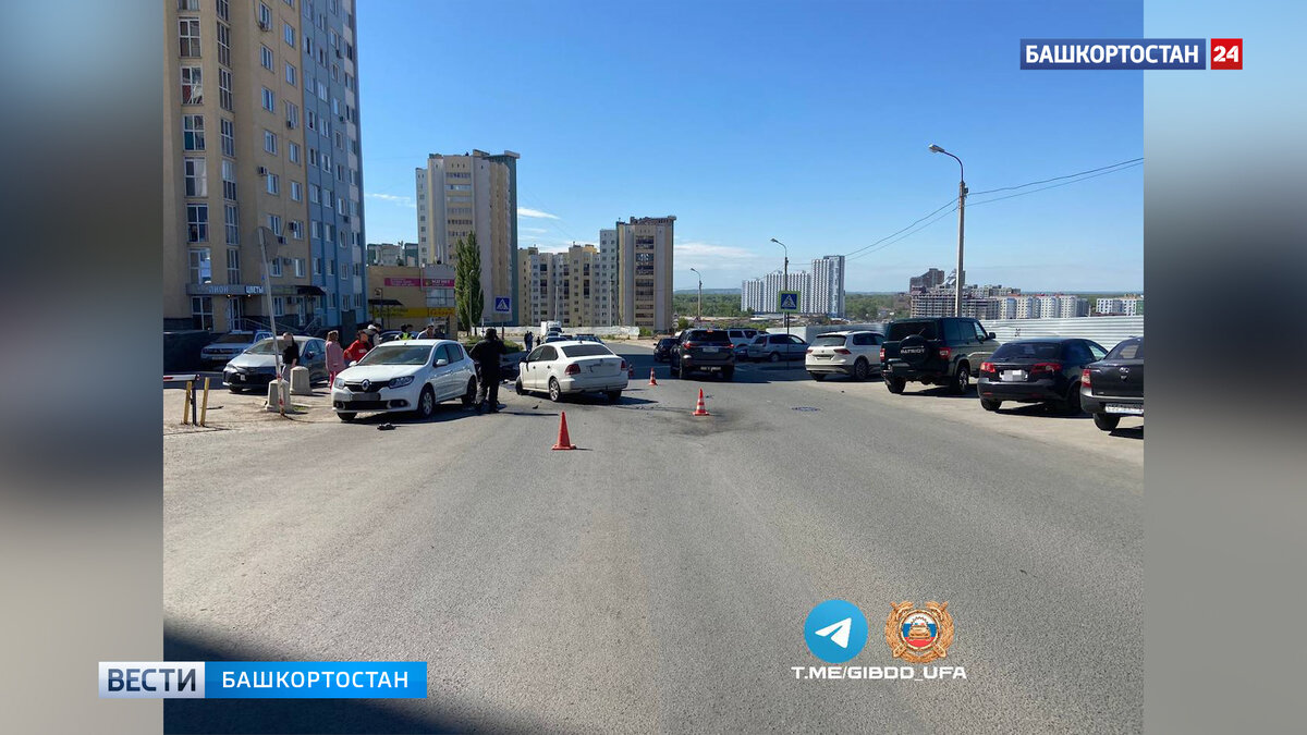    Мотоциклист получил различные переломы в тройном ДТП на улице Габдуллы Амантая в Уфе