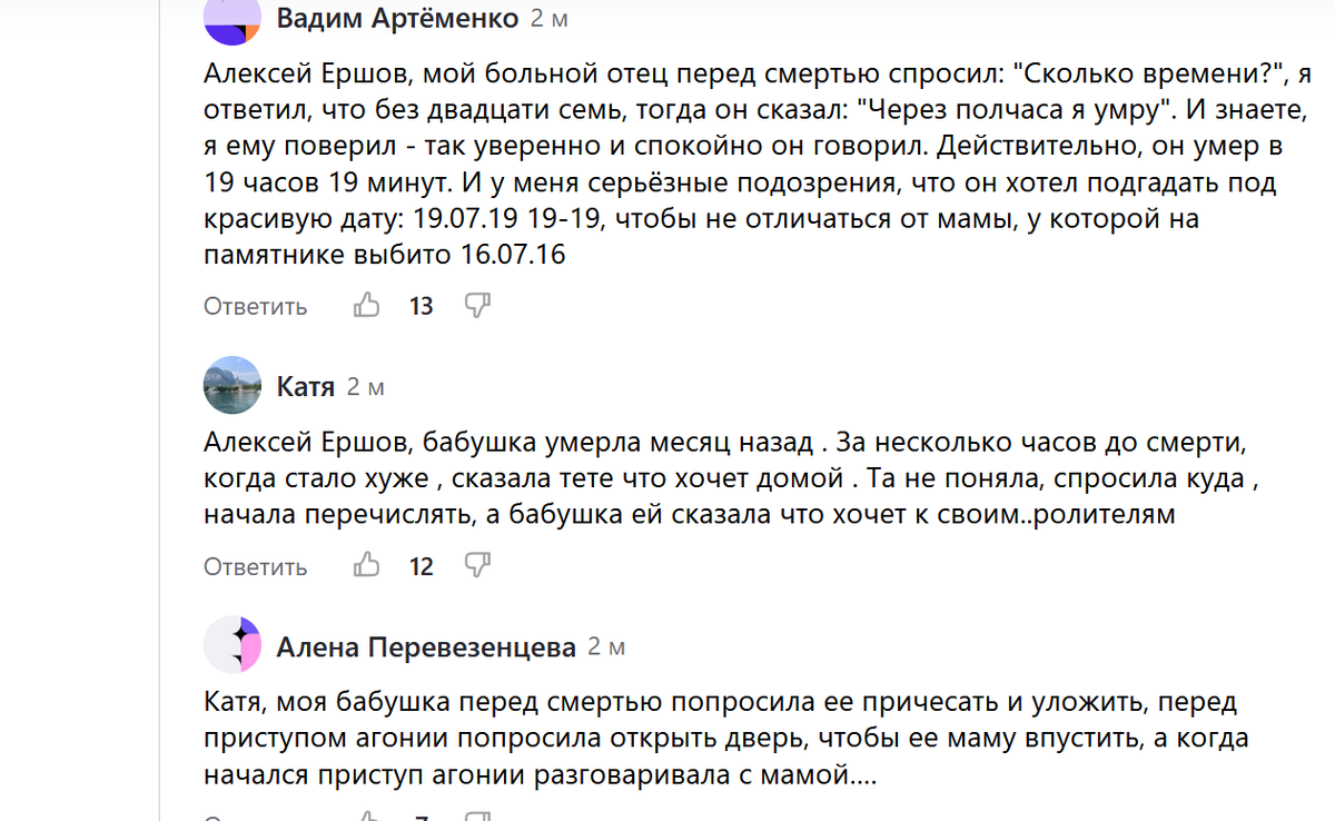 Это интересно, что пишут люди, потерявшие родных | Мурка в курсе | Дзен