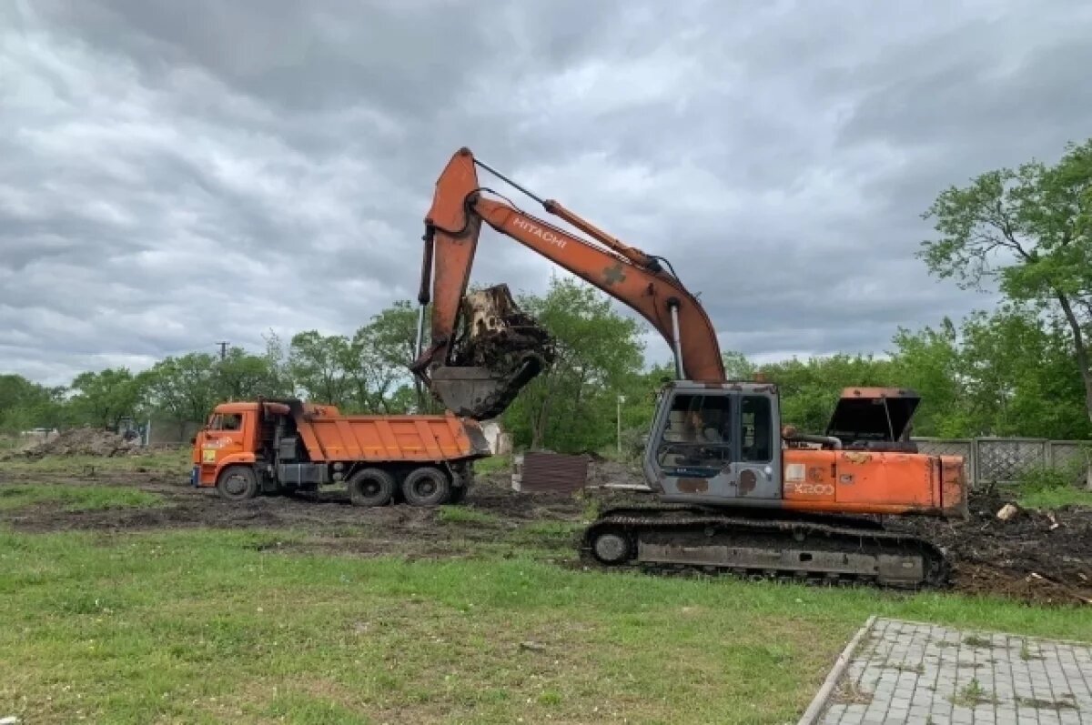    По поручению Президента страны в Воздвиженке начали строить новую школу