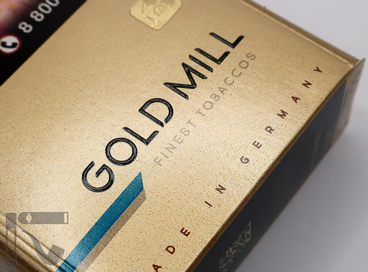 Сигареты Gold Mill Blue. Фото: © канал "Уголок Курильщика"