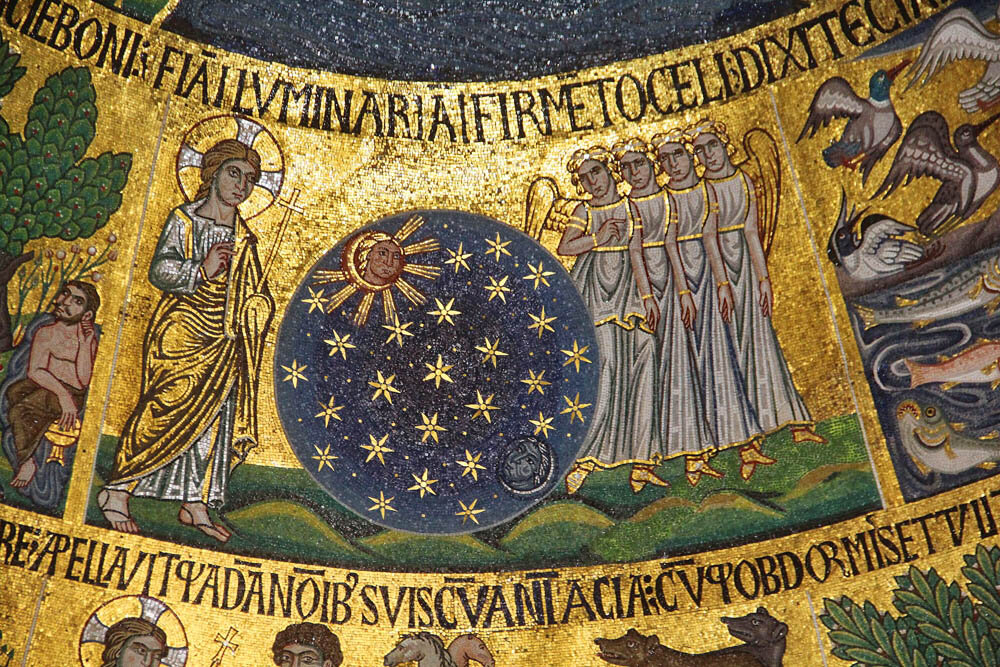 Фрагмент мозаики "Сотворение мира". Источник: https://theofilakt.livejournal.com/292888.html