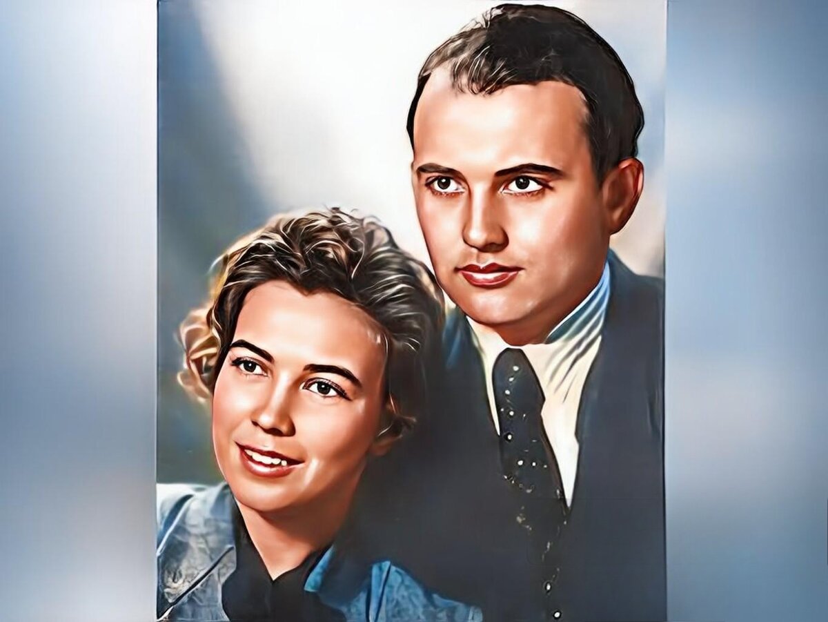 Михаил и Раиса Горбачёвы в молодости. 