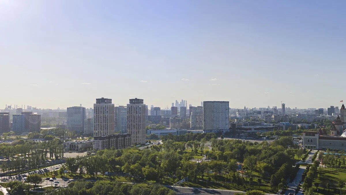 Панорама Нагатинского затона