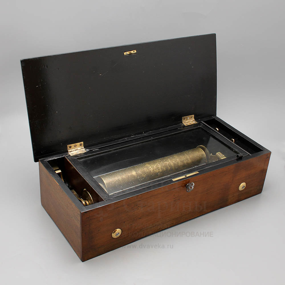 Музыкальная шкатулка с мелодией государственного гимна Российской Империи с 1833 по 1917 гг.​ «Боже, Царя храни!», Европа, кон. 19 в. Фото с нашего сайта dvaveka.ru