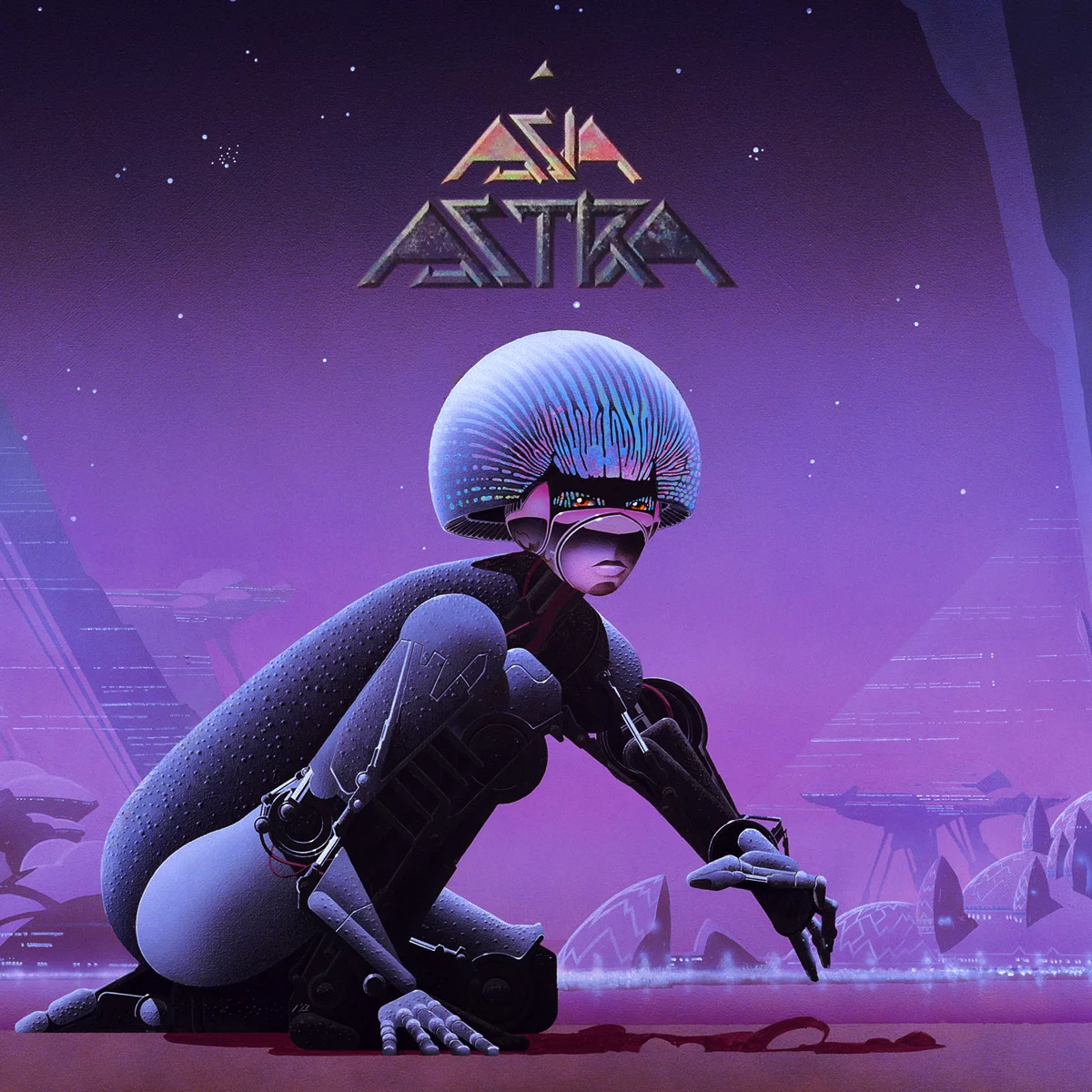 Космическая обложка альбома группы Asia — классика прогрессивного рока, не без сложностей шагнувшего в 1980-е.