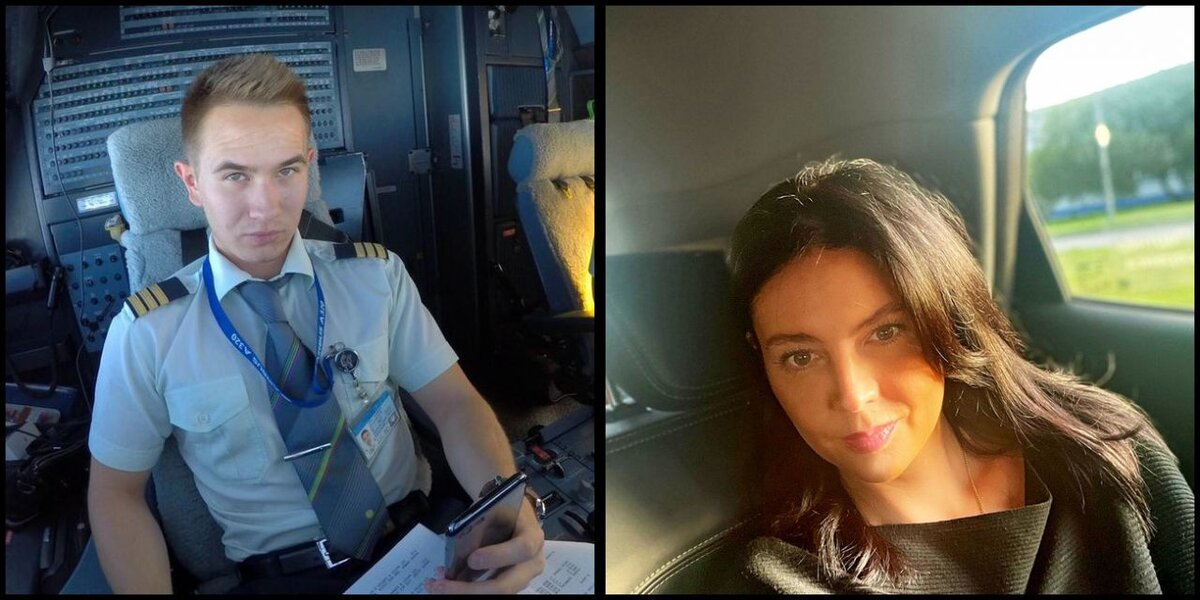 Погибшие члены экипажа: 29-летний второй пилот Рустам Каримов и 38-летняя бортпроводница Кристина Распопова. 