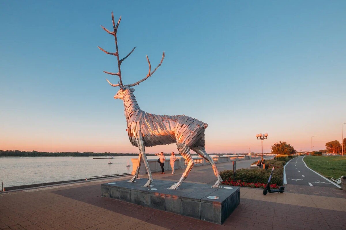 Фотографии с нижегородским оленем. Где найти символ региона | Нижний 800 |  Дзен