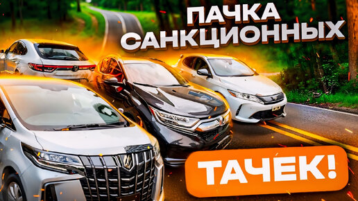 Пачка санкционных авто из Японии. Свежий приход! Обзор стоянки