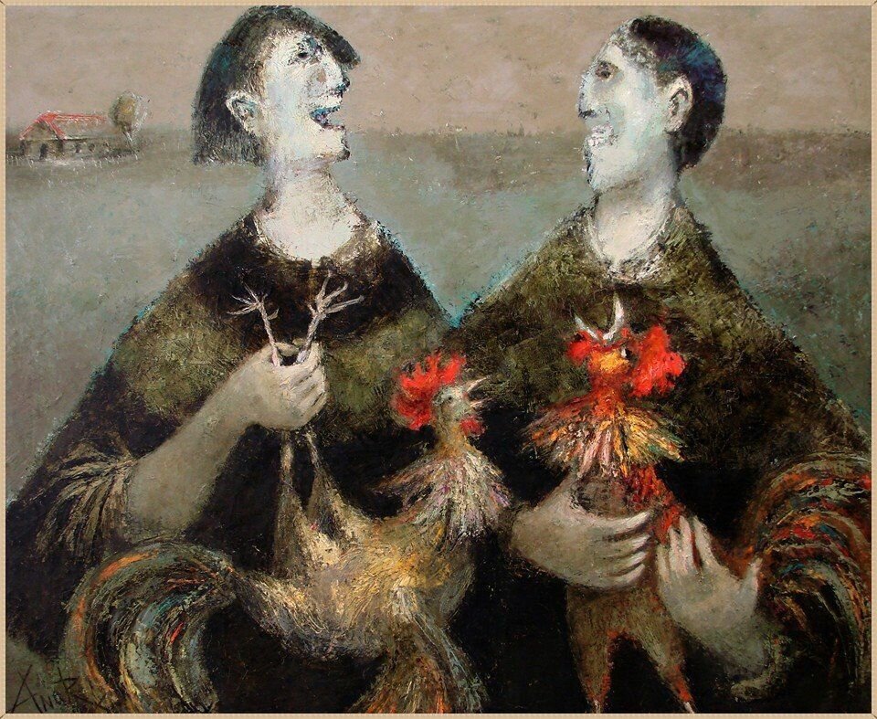 © Анар Гусейнзаде. В деревне. 90x110. 2013.