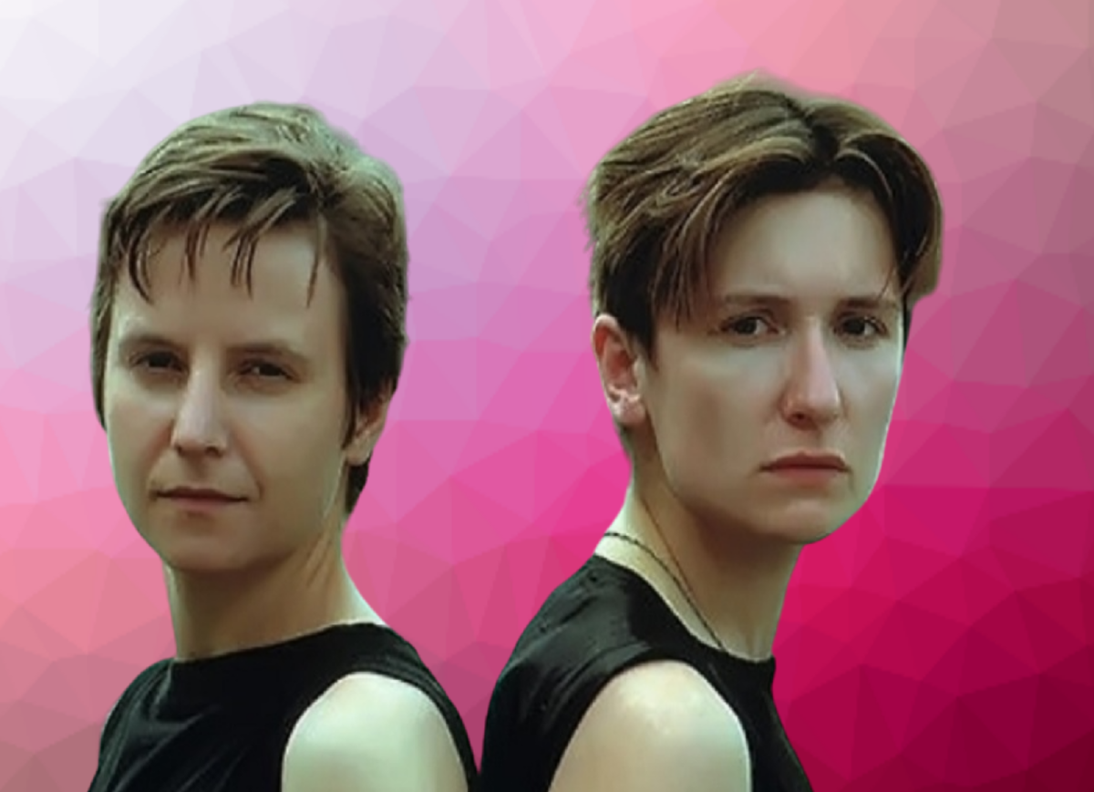 Светлана Сурганова с Дианой Арбениной в составе группы "Ночные снайперы" 