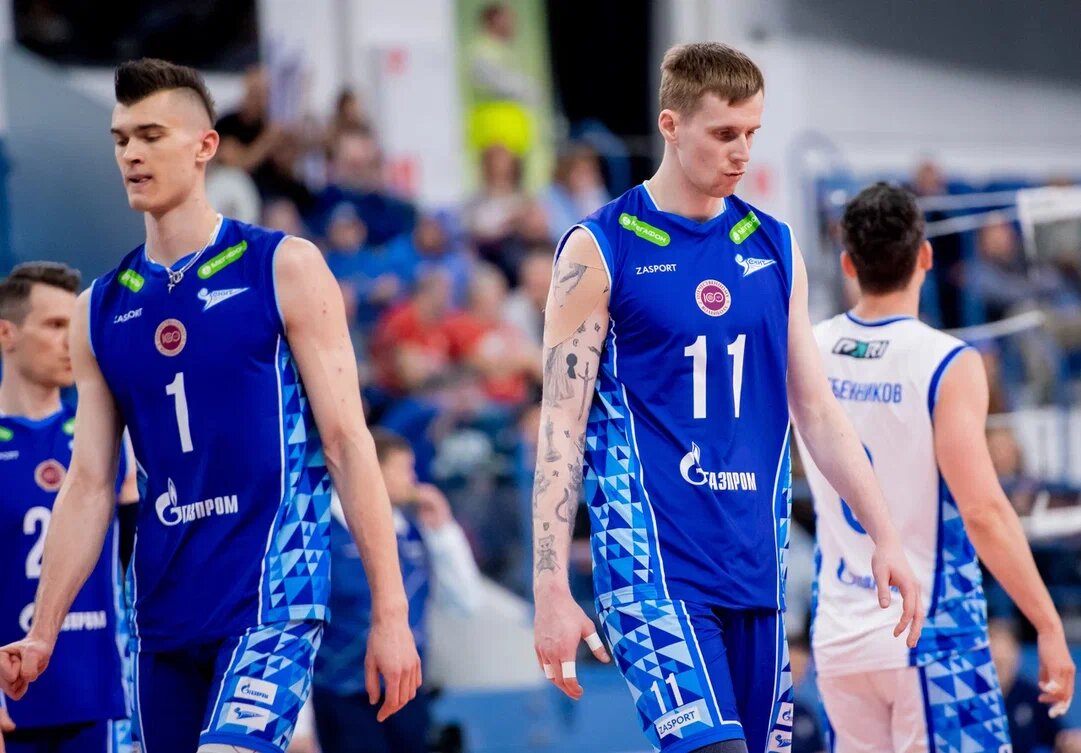 С игровой практикой в "Зените" у Федора Воронкова был порядок, а вот большой командной победы так и не случилось. Фото: волейбольный клуб "Зенит" (Санкт-Петербург)