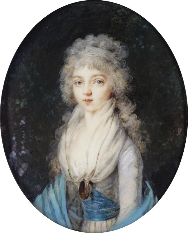 Портрет принцессы Луизы-Августы Баденской. А. Ритт, 1791 г.