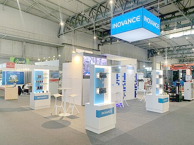 Стенд компании Inovance на выставке Hispack 2024 (Барселона)