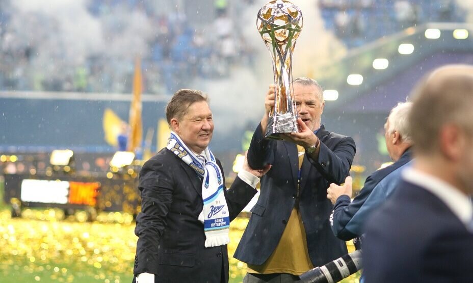    Алаев: «Зенит» получил кубок РПЛ на вечное хранение. Фото: Global Look Press