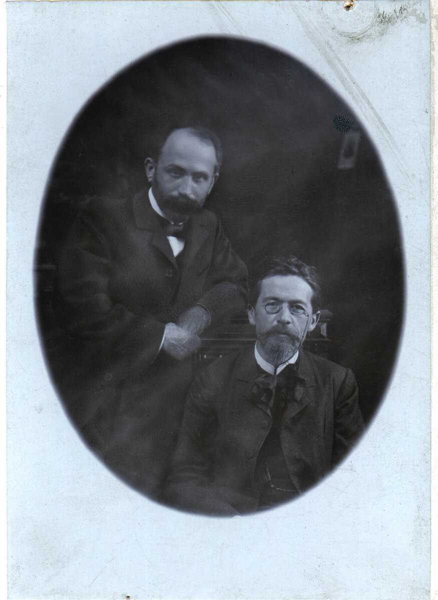  Г. И. Россолимо и А. П. Чехов. Москва, 1903 год