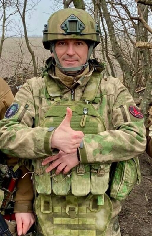    Попов в зоне СВО.