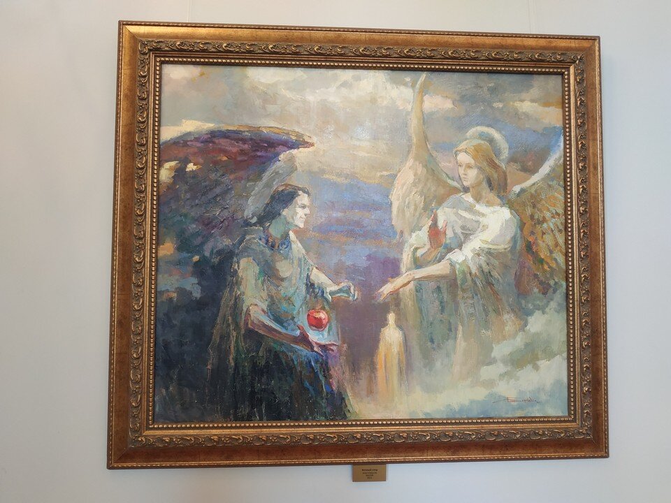    Выделяет художник картину «Вечный спор». Лиля Голова