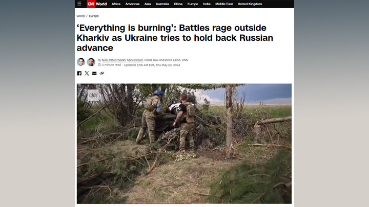 В СЮЖЕТЕ ТЕЛЕКАНАЛА CNN СОЛДАТЫ ВСУ ПОКАЗАЛИ, КАК СТРЕЛЯЮТ ИЗ ОРУДИЙ 40-ЛЕТНЕЙ ДАВНОСТИ, А ТАКЖЕ ПРИЗНАЛИСЬ, ЧТО ВОЕНАЧАЛЬНИКИ НЕ ПОДГОТОВИЛИСЬ К ПРИХОДУ РУССКИХ ВОЙСК. СКРИНШОТ CNN