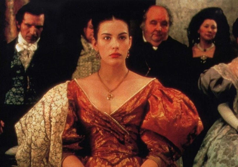 Лив Тайлер в роли Татьяны Лариной в фильме "Онегин", 1999г.