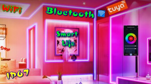 Неоновая Подсветка Bluetooth Smart Life Taya WiFi ИК-Пульт IP67