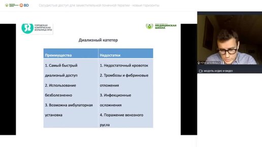 Сосудистый доступ для заместительной почечной терапии - новые горизонты