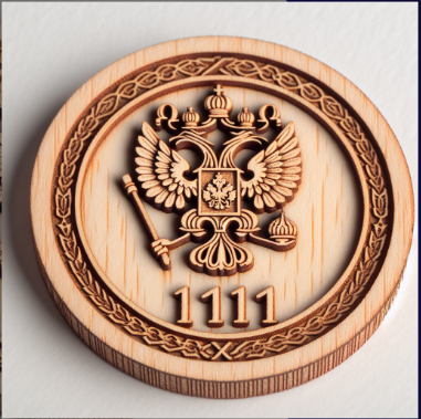 Не деревянный рубль рисунок из нейросети.