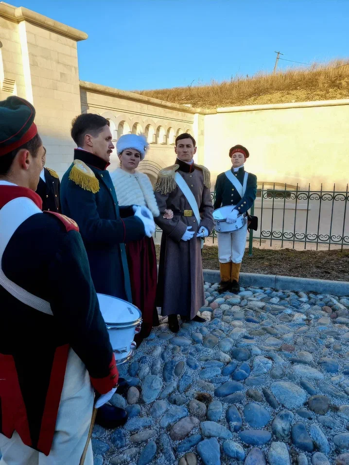 Представление Музейного театра в крепости Керчь.