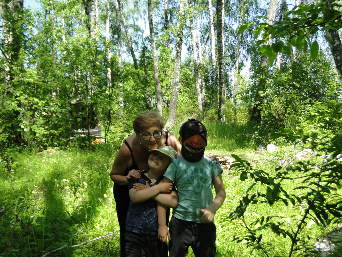 лес