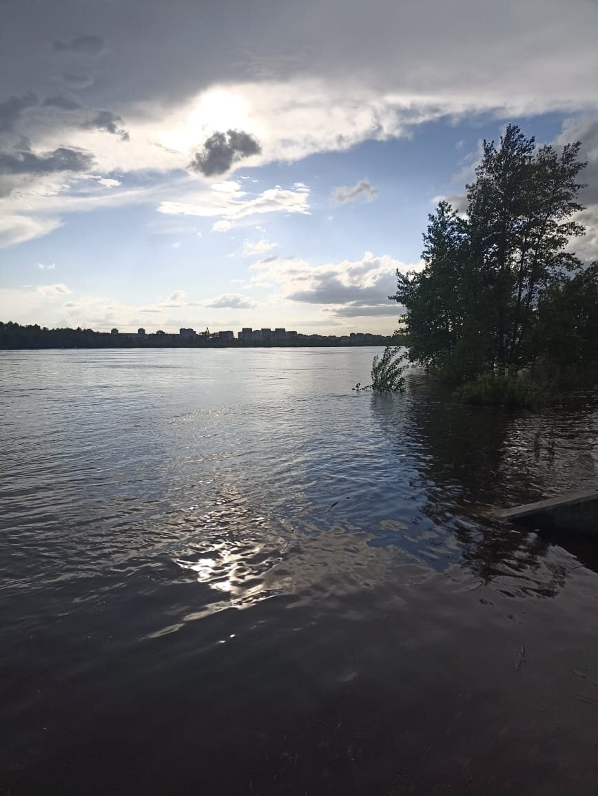 Иртыш в районе города Омск