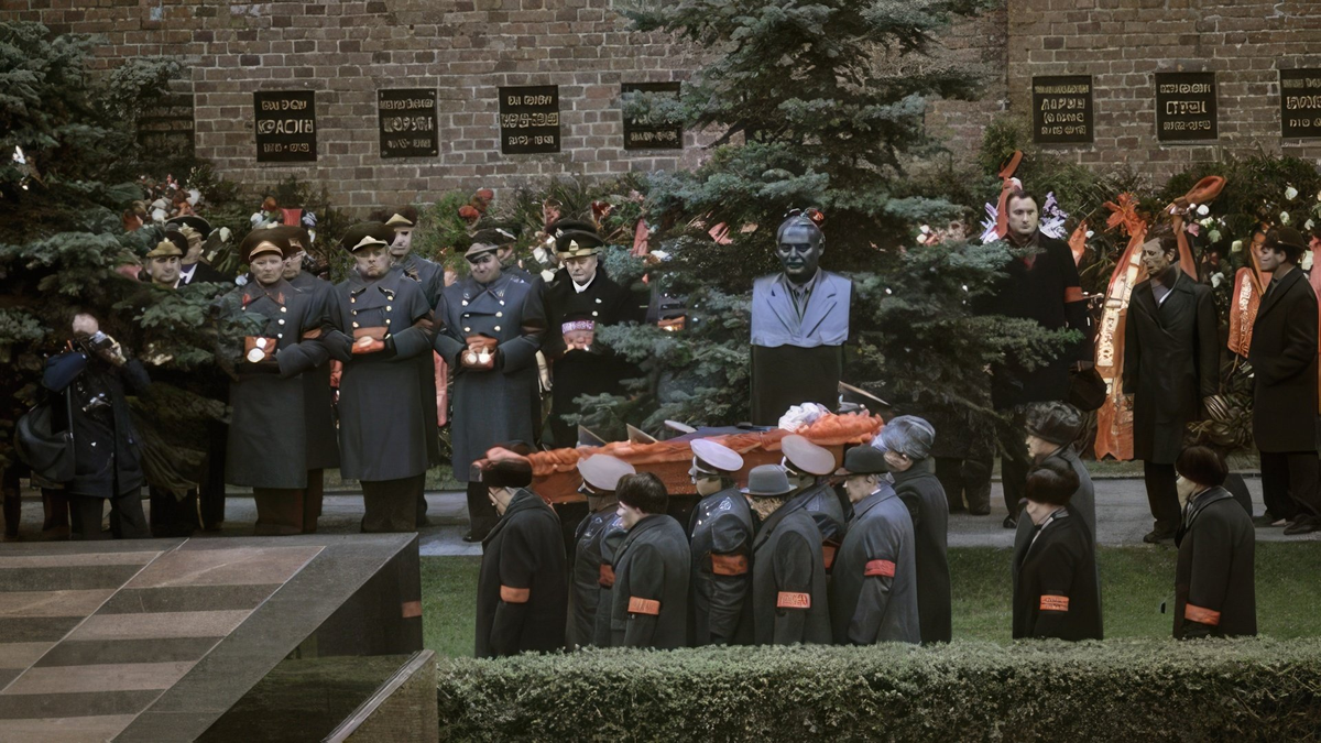 Похороны Л. И. Брежнева. Фото из открытых источников интернета.