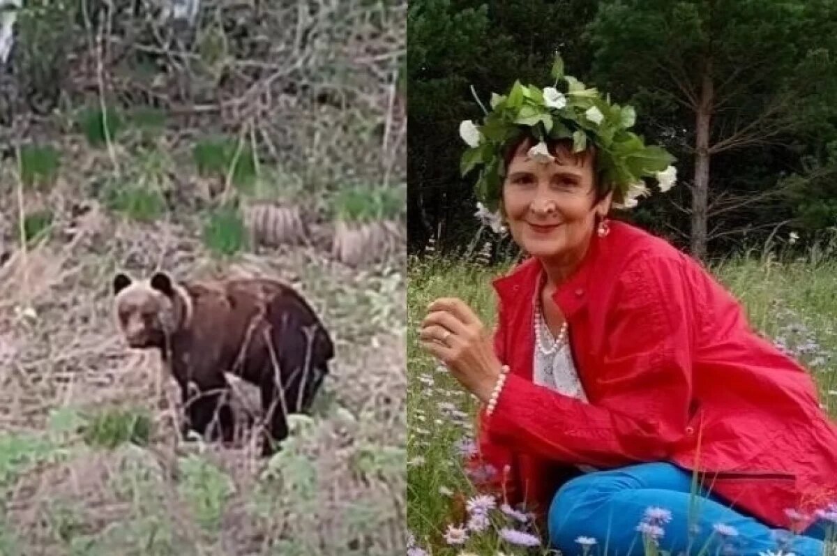    Встреча с медведем запомнится надолго...