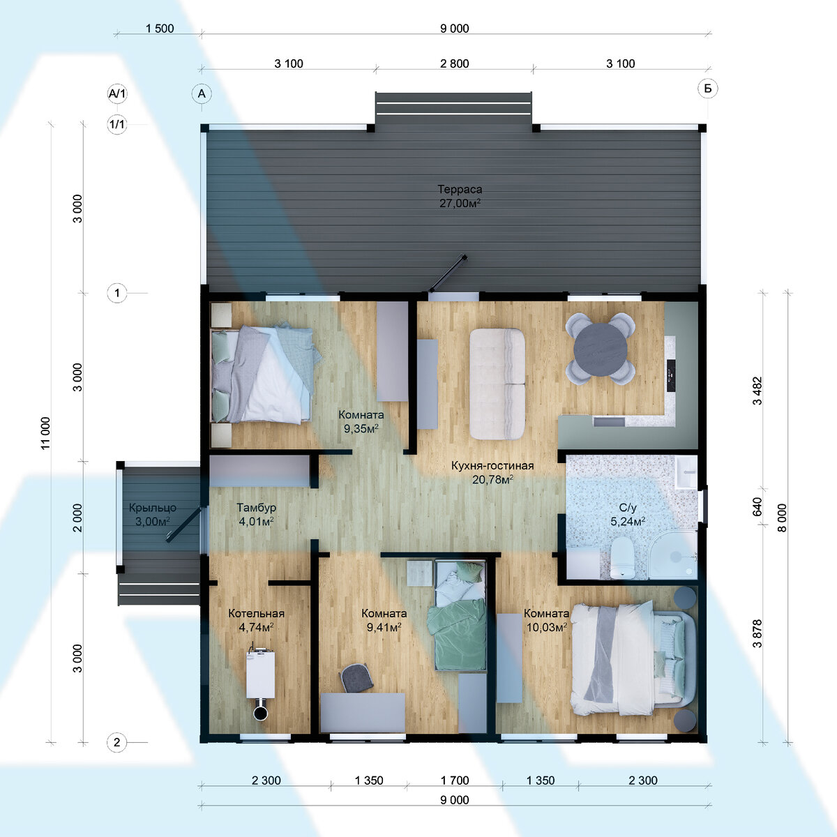 Дом Рим от компании Домоведовъ