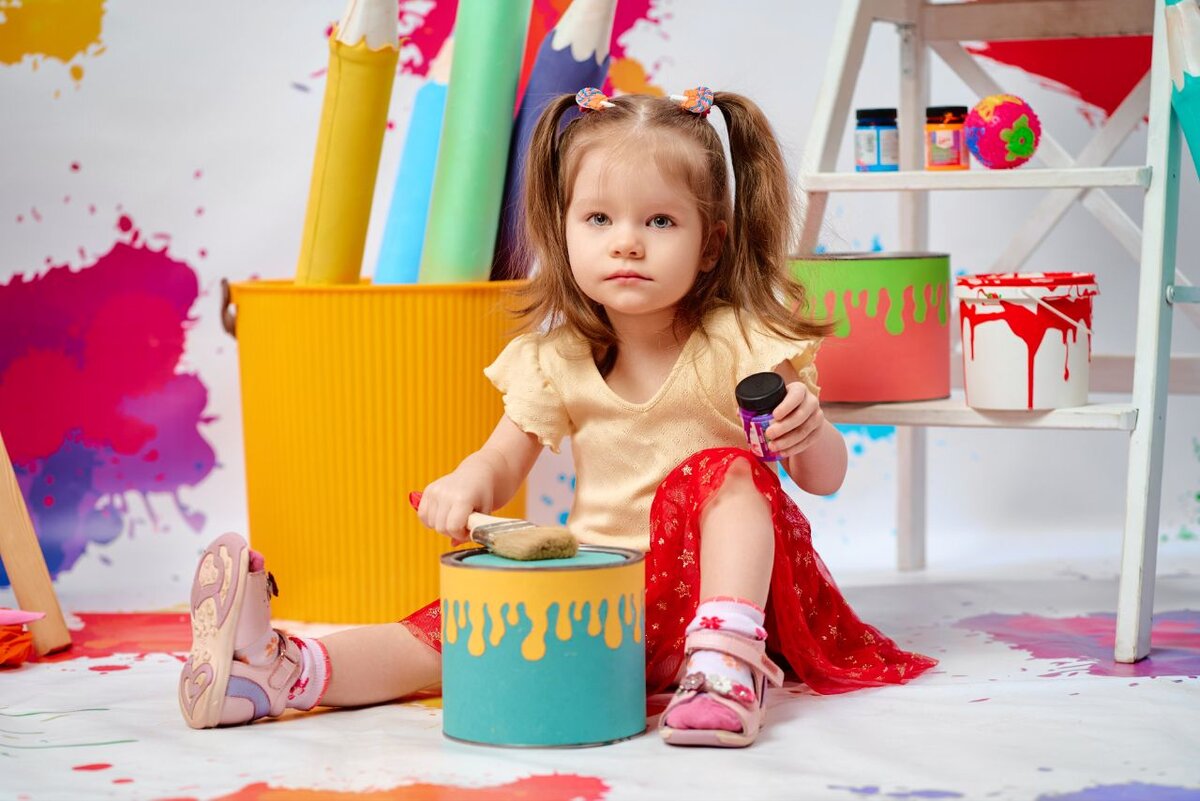 Весенняя фотосессия в детском саду