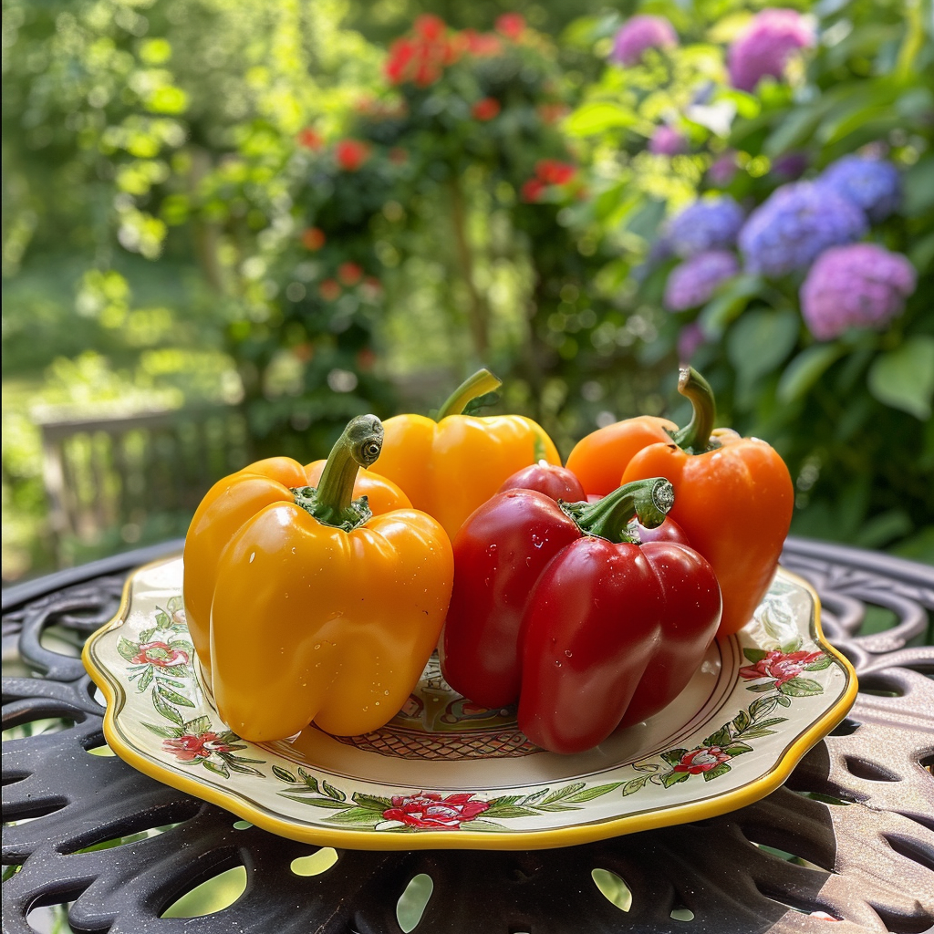 Полив: Регулярно поливайте болгарский перец под корень, избегая попадания воды на листья. 