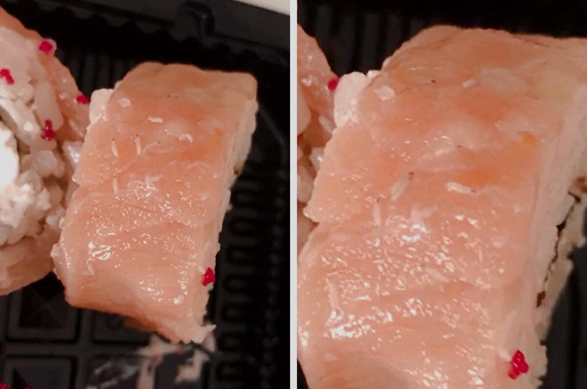 Суши роллы в которых были обнаружены различные паразиты