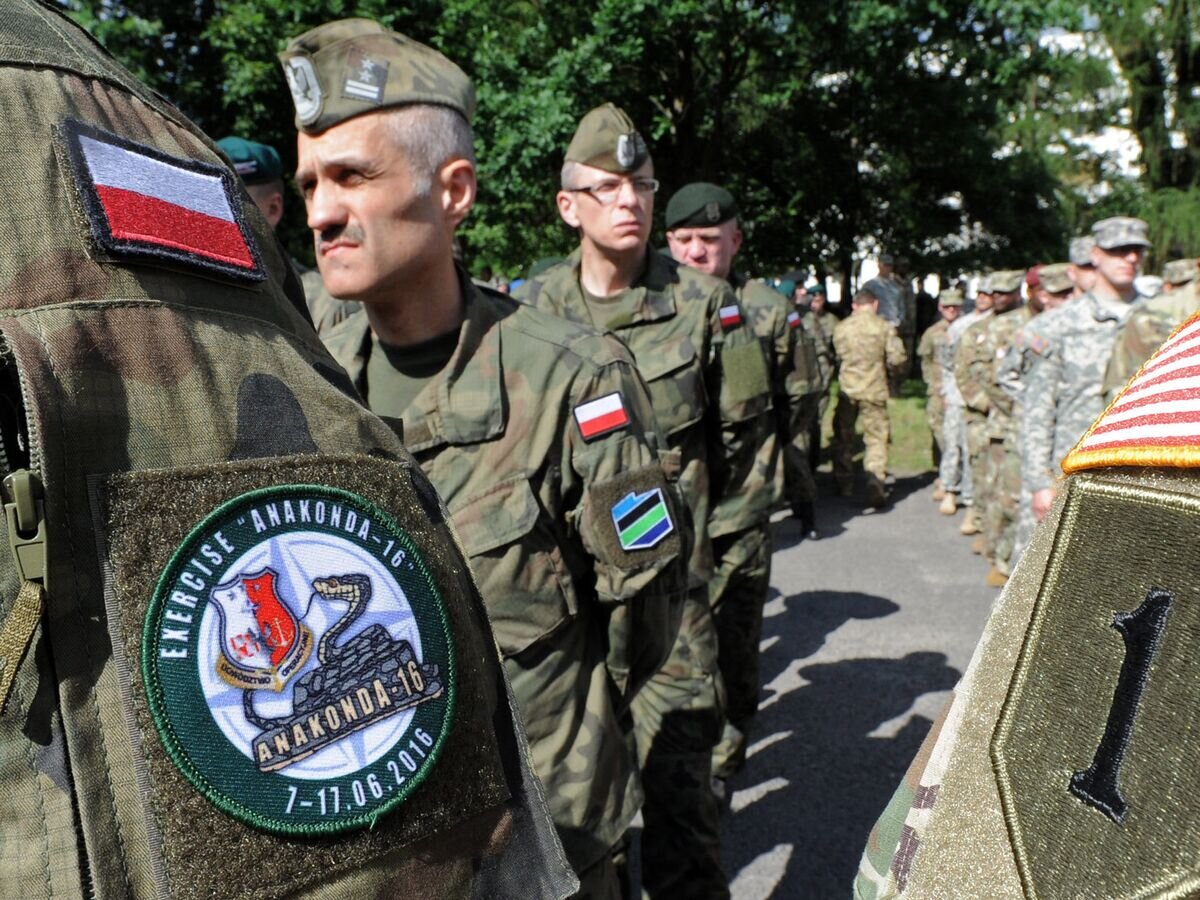    Польские и американские военные во время учений в Польше© AP Photo / Alik Keplicz