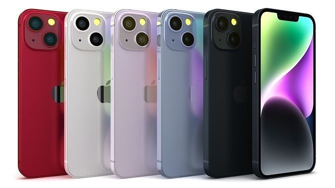 iPhone 14 и 14 Plus актуальные цвета линейки.