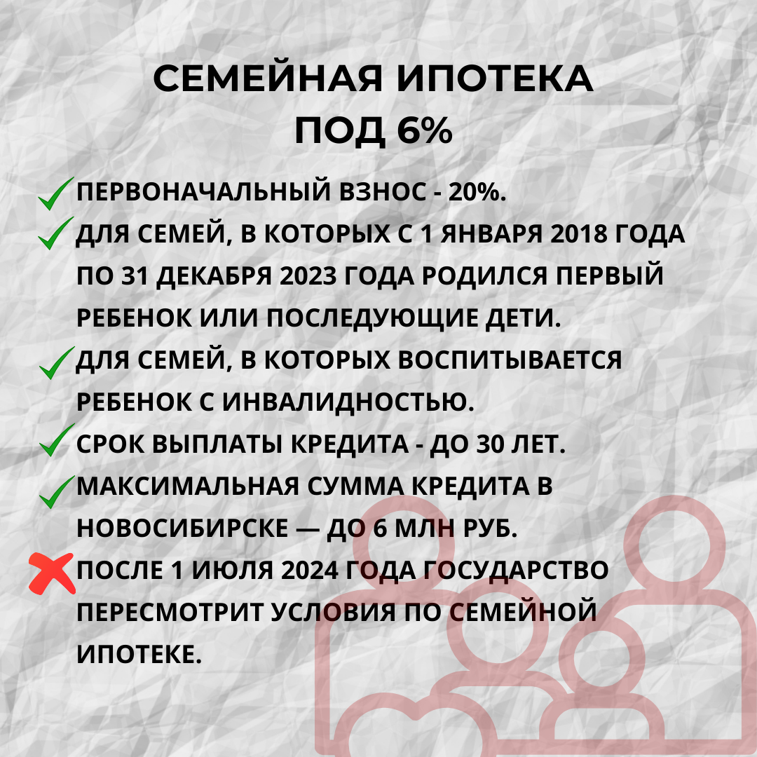 Льготная ипотека 2024 в Новосибирске | ПРО недвижимость / Грановит | Дзен