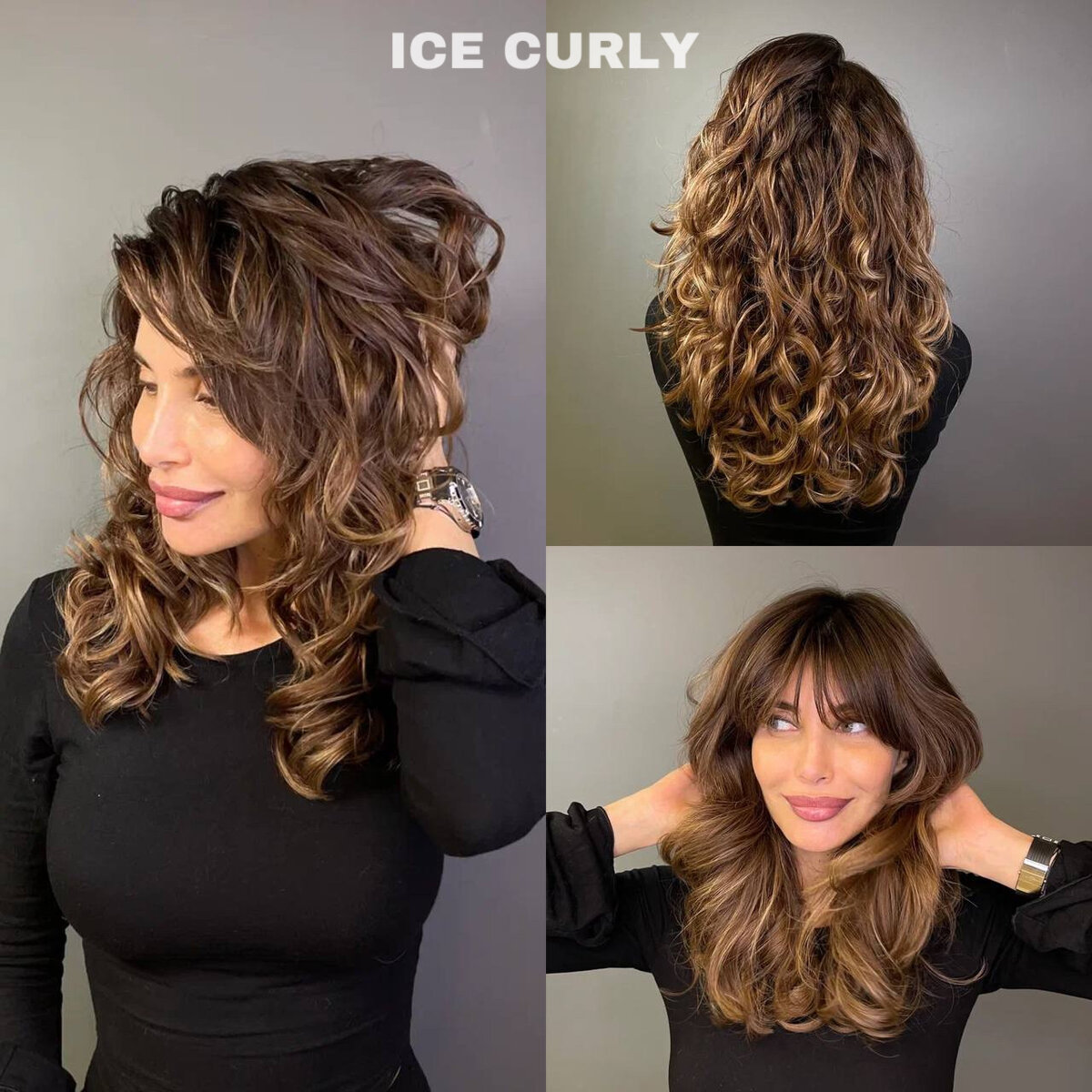 Гостьи ICE CURLY - прекрасные обладательницы длинных вьющихся волос.