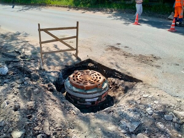     В Иванове продолжается ремонт ливнёвок