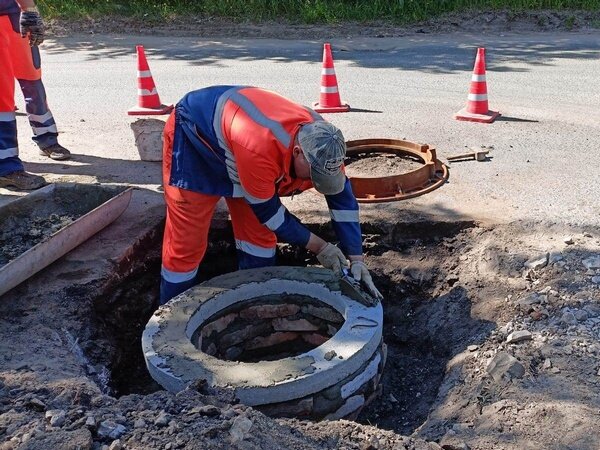     В Иванове продолжается ремонт ливнёвок