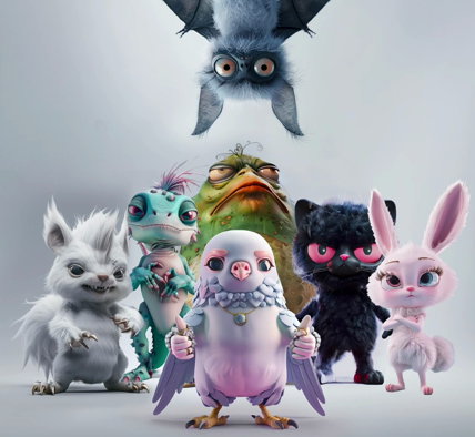 Персонажи игры "RING"
