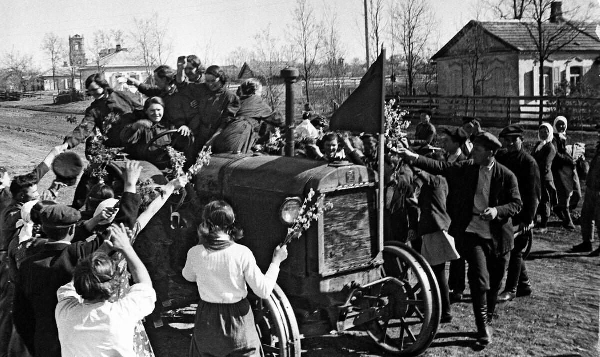 Начало коллективизации во Всеволожском р-не Ленинградской обл. 30-е гг.