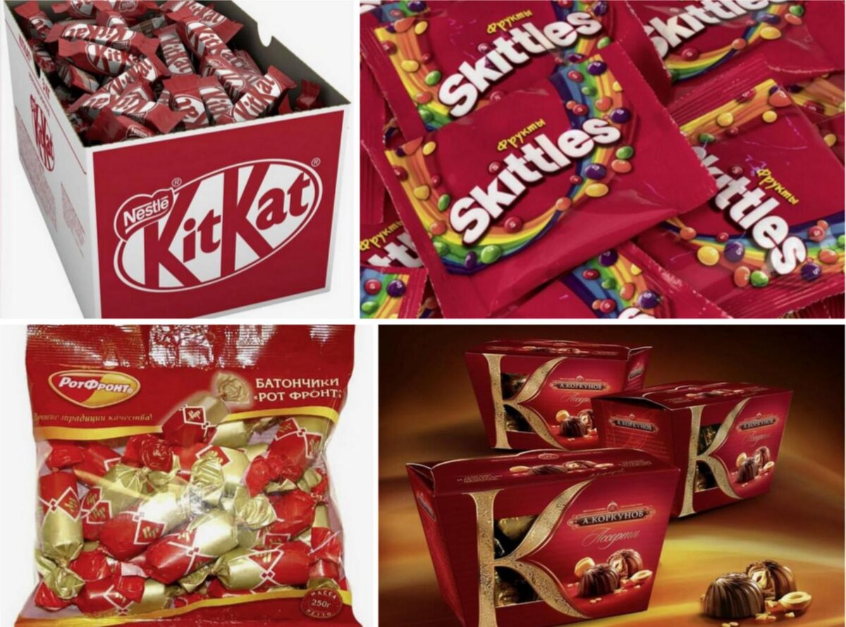 Всем известные красные упаковочки:)