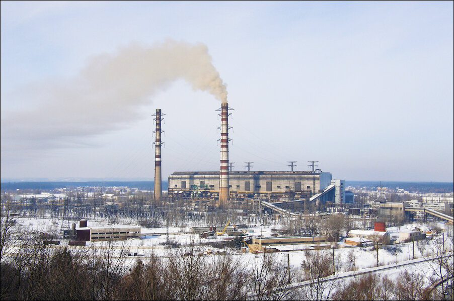 Трипольская ТЭС - когда то одна из крупнейших на Украине. Источник: Яндекс.Картинки