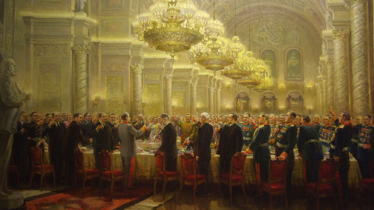 Художник Михаил Иванович Хмелько. Картина «За великий русский народ». 1947 г.