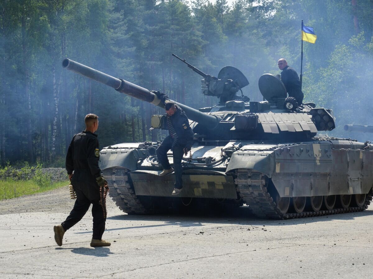    Украинские военные во время учений© Фото : U.S. Army / Spc. Rolyn Kropf