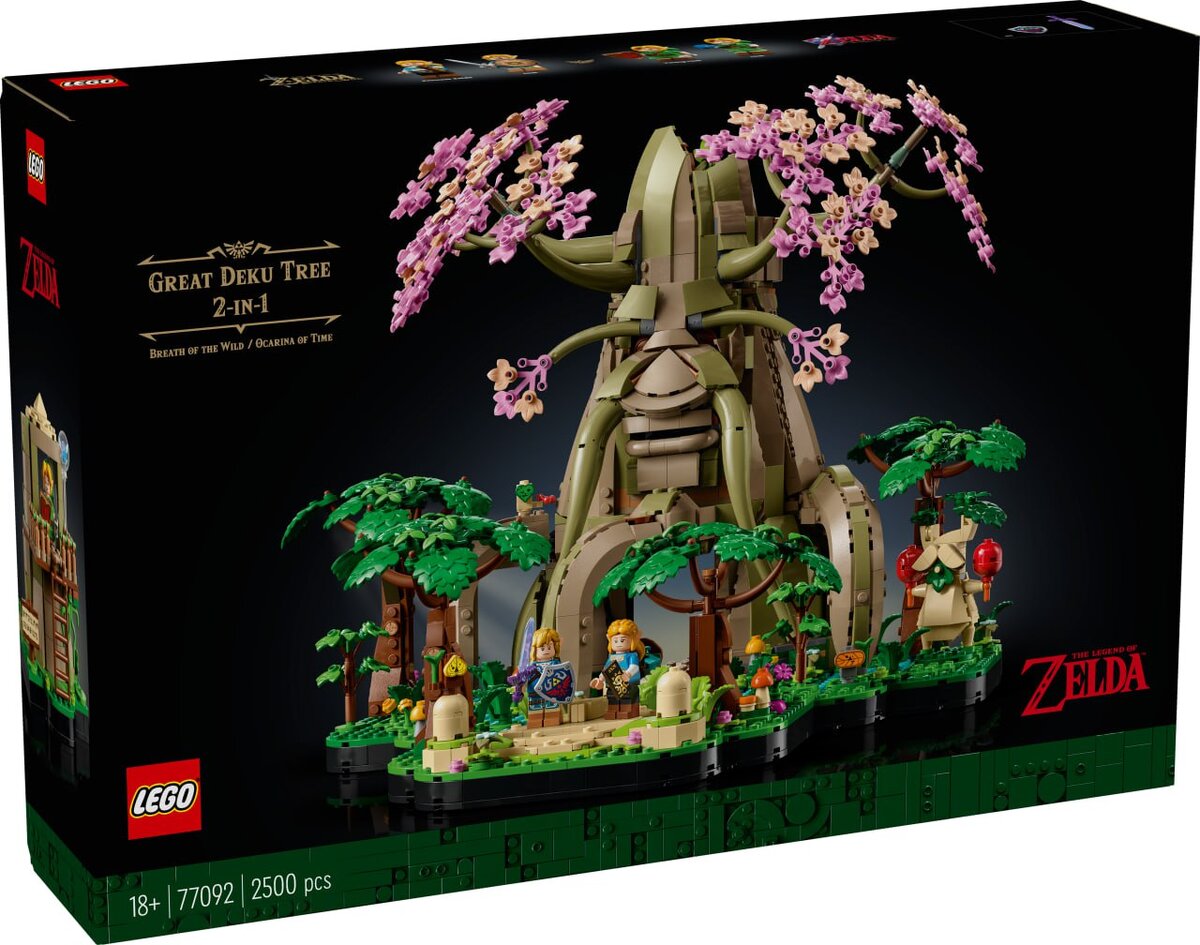 Компания LEGO анонсировала новый набор в рамках сотрудничества с Nintendo, основанный на серии The Legend of Zelda.