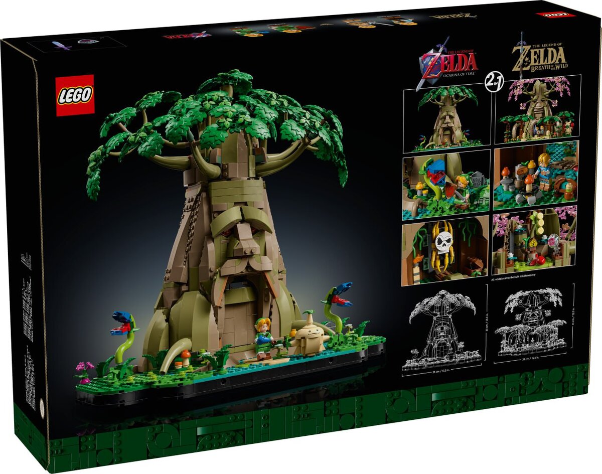 Компания LEGO анонсировала новый набор в рамках сотрудничества с Nintendo, основанный на серии The Legend of Zelda.-1-2